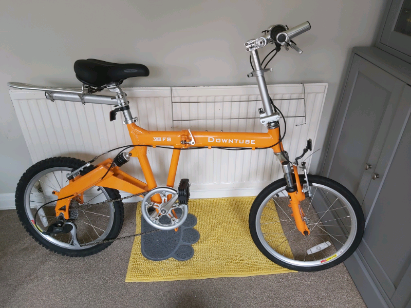 downtube folding bike